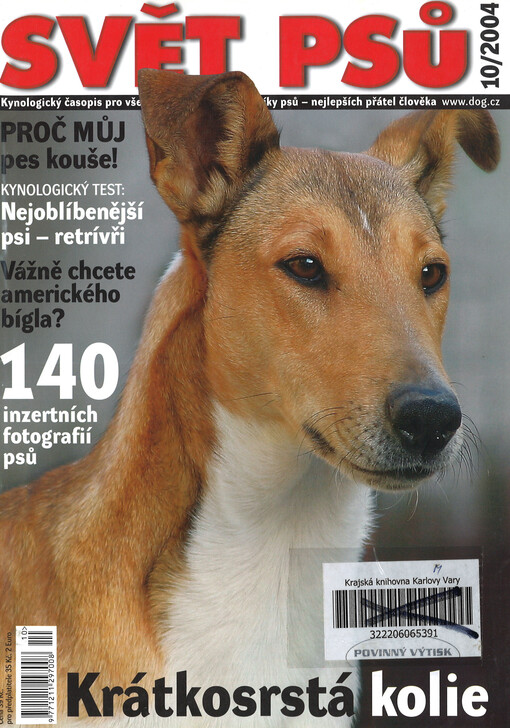 Svět psů : mezinárodní kynologický časopis