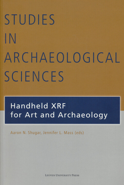 Handheld XRF for art and archaeology