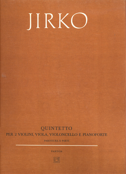 Kvintet pro dvoje housle, violi, violoncello a klavír (1977-78)
