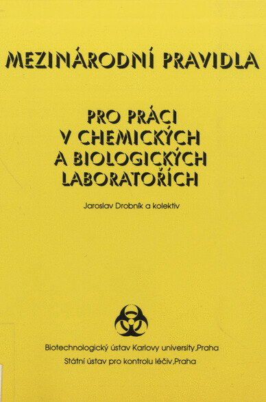 Mezinárodní pravidla pro práci v chemických a biologických laboratořích