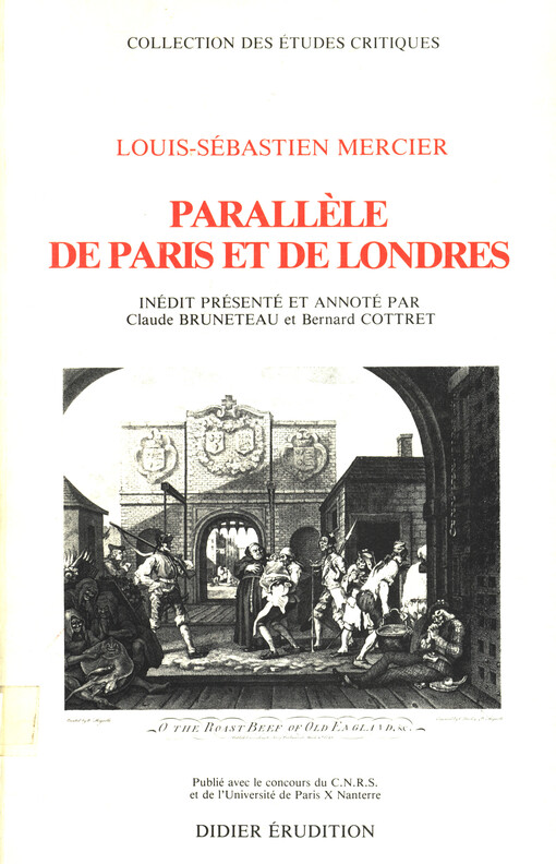 Parallèle de Paris et de Londres