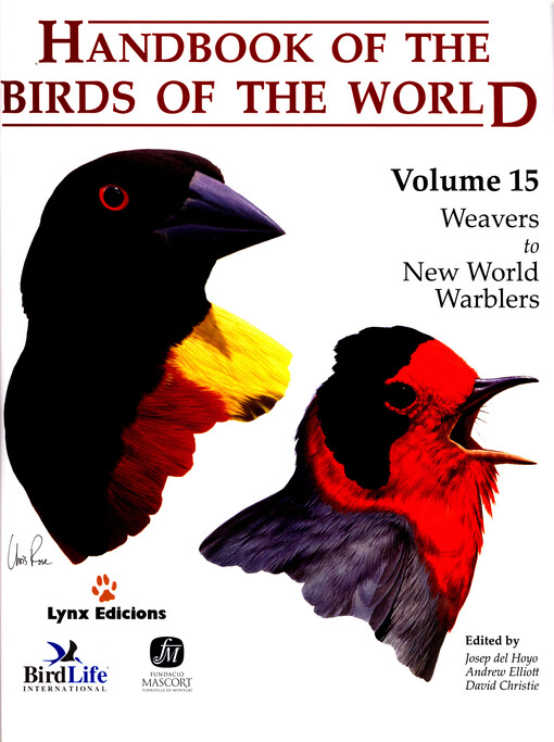 Handbook of the birds of the world. 15, Weavers to New world warblers