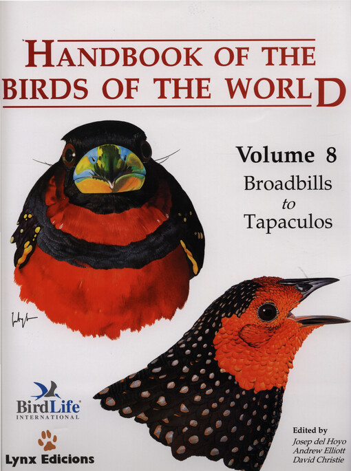 Handbook of the birds of the world, sv. 8