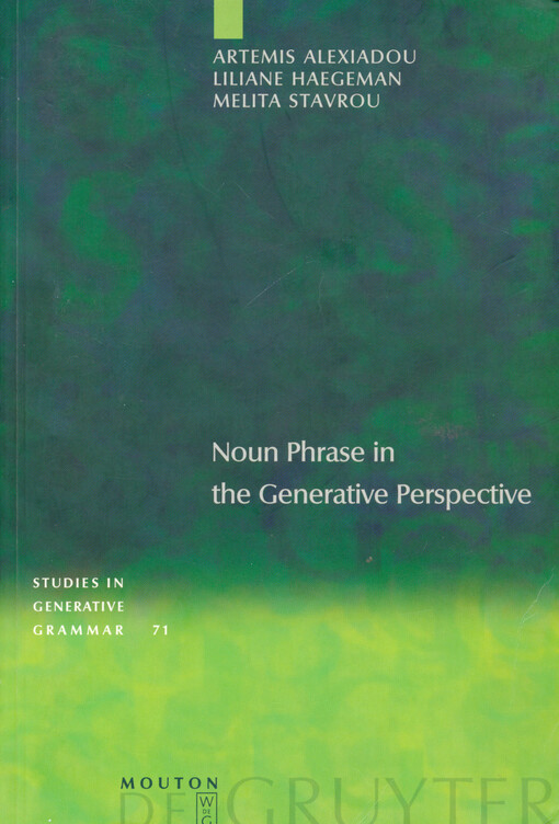 Noun phrase in the generative perspective