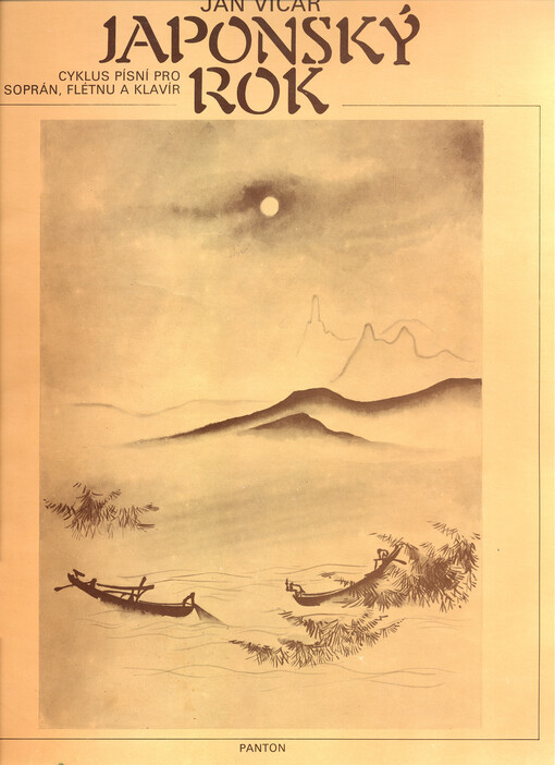 Japonský rok cyklus písní pro soprán, flétnu a klavír : (1979)