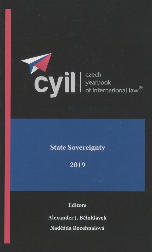 Czech yearbook of international law®. Volume X, State sovereignty