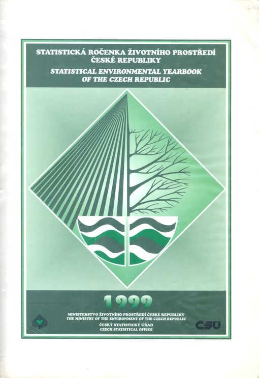 Statistická ročenka životního prostředí České republiky 1999 =Statistical environmental yearbook of the Czech republic 1999