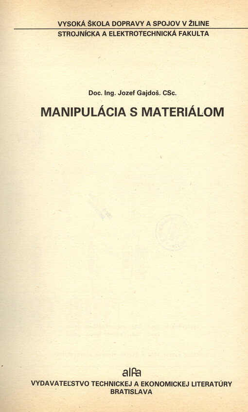 Manipulácia s materiálom