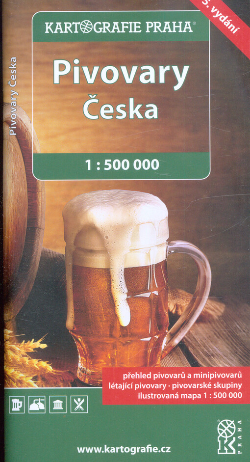 Pivovary Česka 1 : 500 000