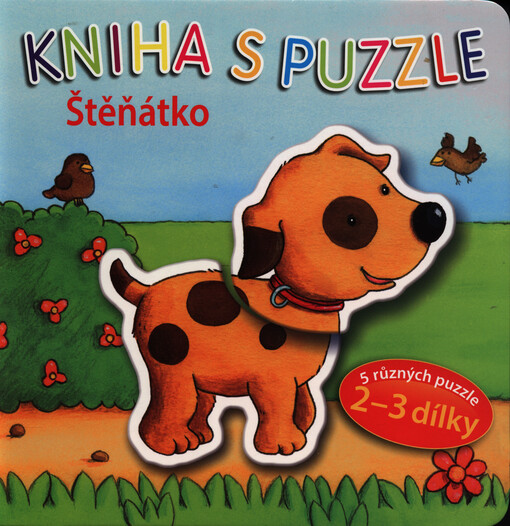 Štěňátko - Kniha s puzzle