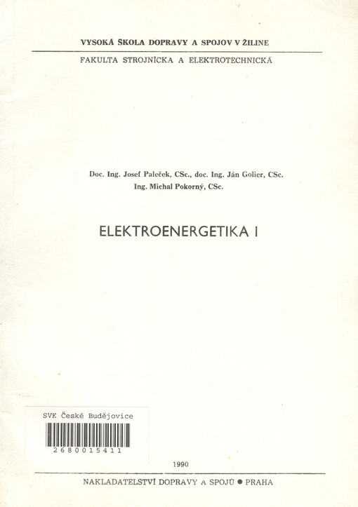 Elektroenergetika I