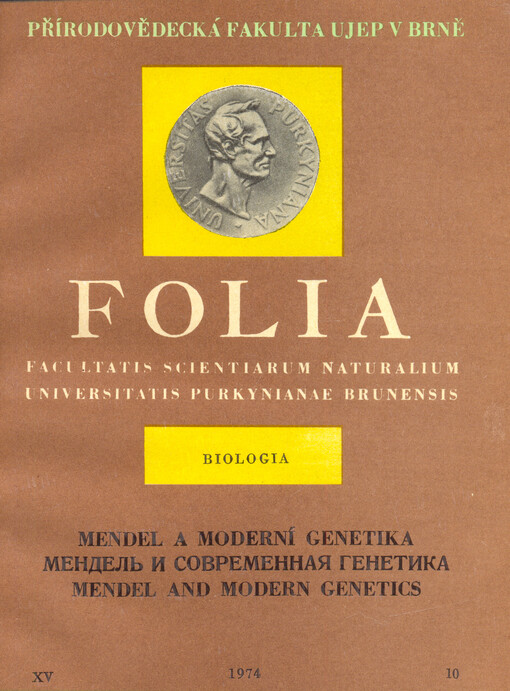 Mendel a moderní genetika: přednášky ze slavnostního shromáždění, které dne 18. května 1972 uspořádala Universita J.E. Purkyně v Brně ke 150. výročí narození G. Mendela