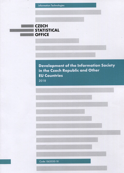 Development of the information society in the Czech Republic and other EU countries