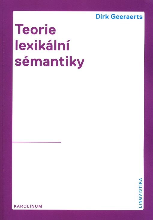 Teorie lexikální sémantiky