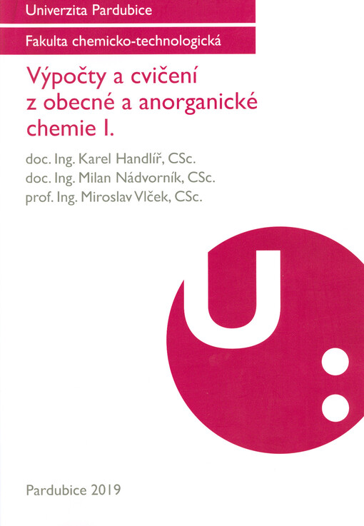 Výpočty a cvičení z obecné a anorganické chemie I.