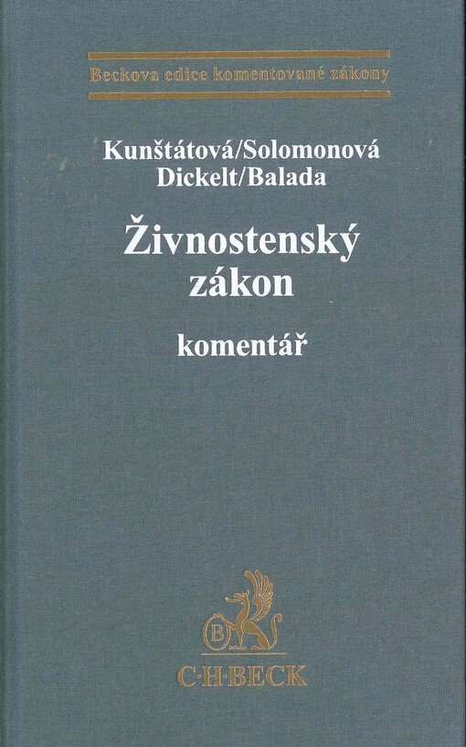 Živnostenský zákon : komentář