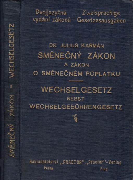 Směnečný zákon a zákon o směnečném poplatku