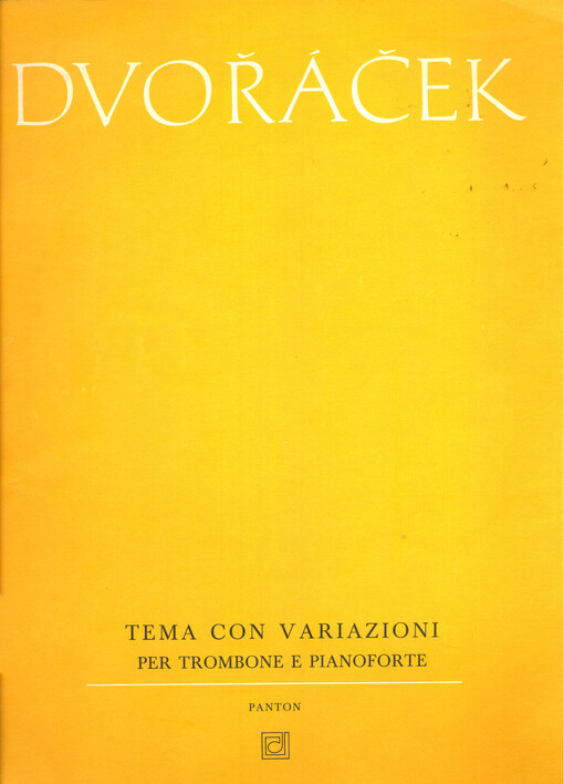 Tema con variazioni pro pozoun a klavír (1980)