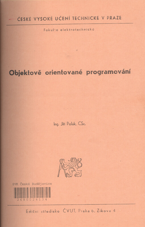 Objektově orientované programování