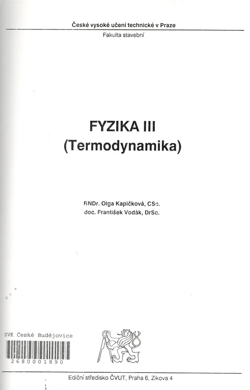 Fyzika: určeno pro stud. fak. stavební
