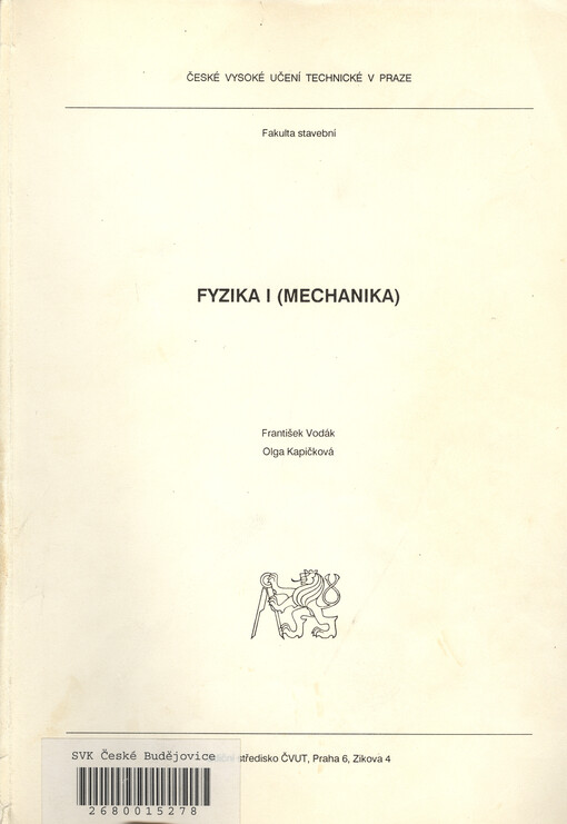 Fyzika: určeno pro stud. fak. stavební