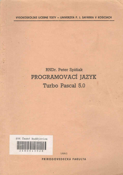 Programovací jazyk Turbo Pascal 5.0