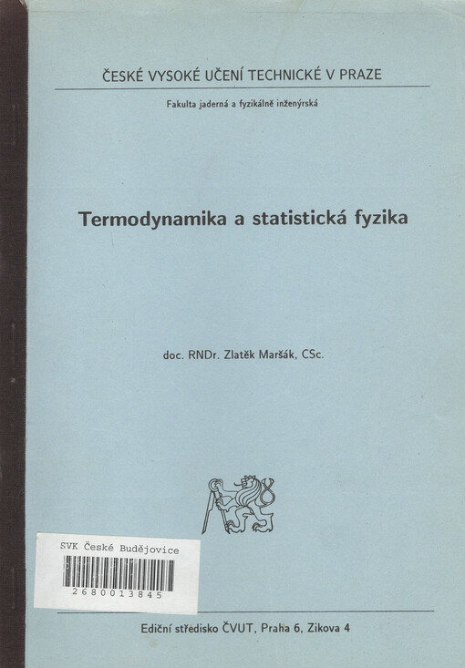 Termodynamika a statistická fyzika