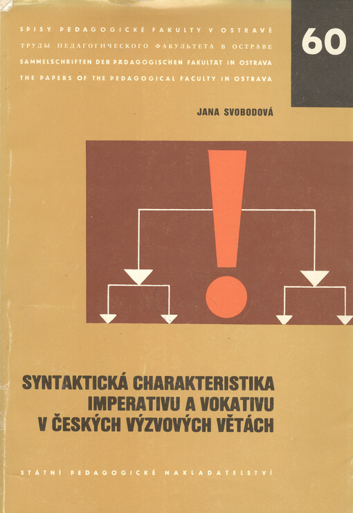 Syntaktická charakteristika imperativu a vokativu v českých výzvových větách