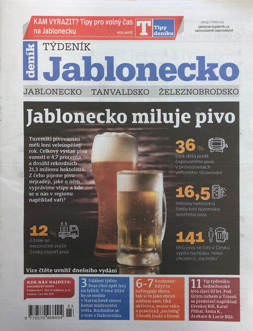 Týdeník Jablonecko : opravdu jablonecký týdeník