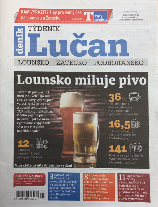 Týdeník Lučan : Lounsko, Žatecko, Podbořansko