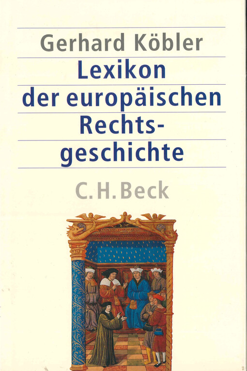 Lexikon der europäischen Rechtsgeschichte