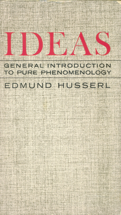 Ideas : general introduction to pure phenomenology