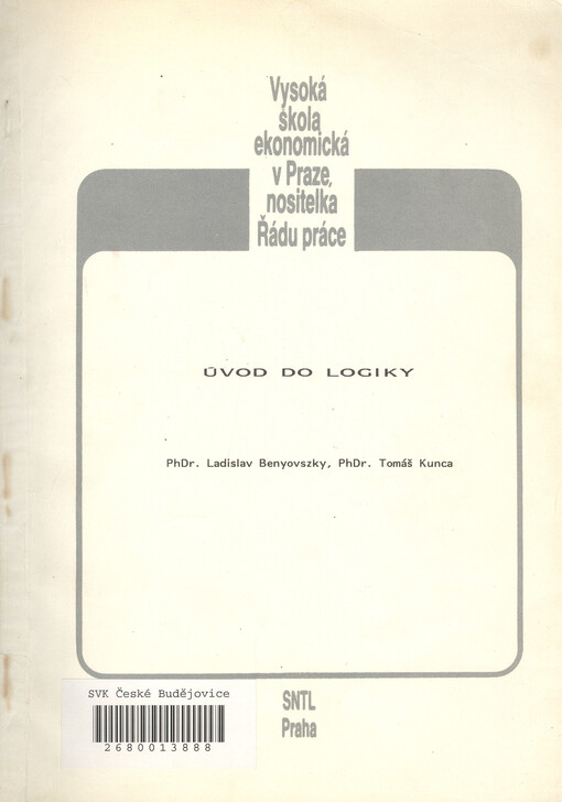 Úvod do logiky: Určeno pro stud. všech fak