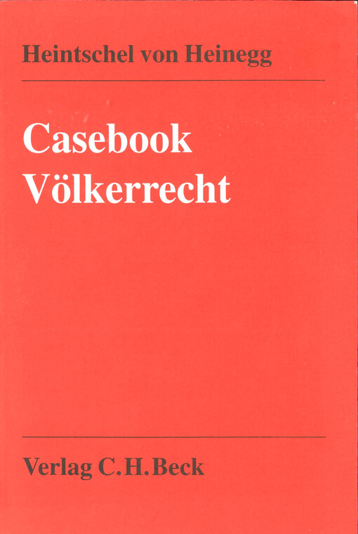 Casebook Völkerrecht
