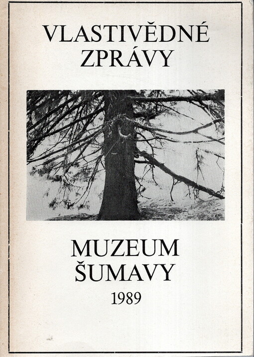 Vlastivědné zprávy Muzea Šumavy.1.sv.