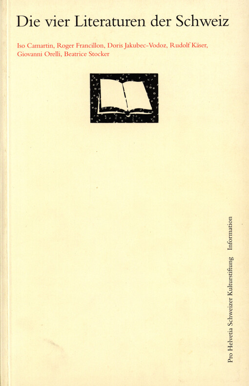 Die vier Literaturen der Schweiz