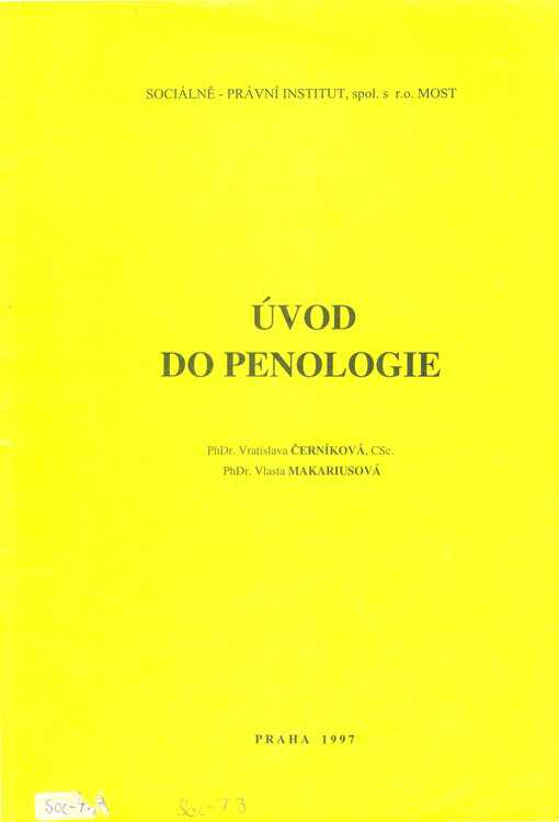 Úvod do penologie