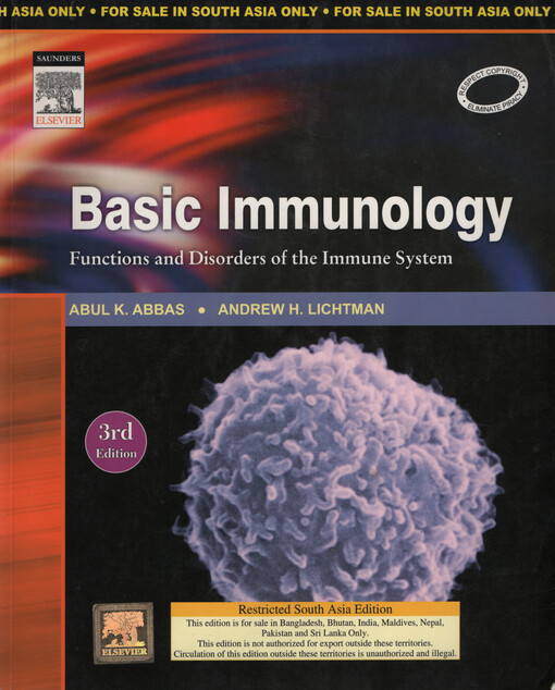 Basic immunology : functions and disorders of the immune system