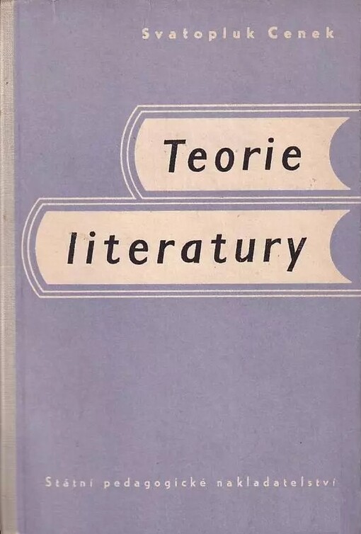 Teorie literatury :pomocná kniha pro žáky