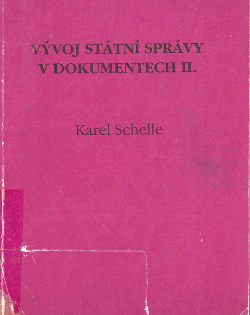 Vývoj státní správy v dokumentech