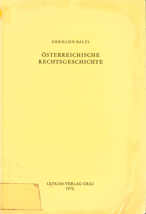 Österreichische Rechtsgeschichte