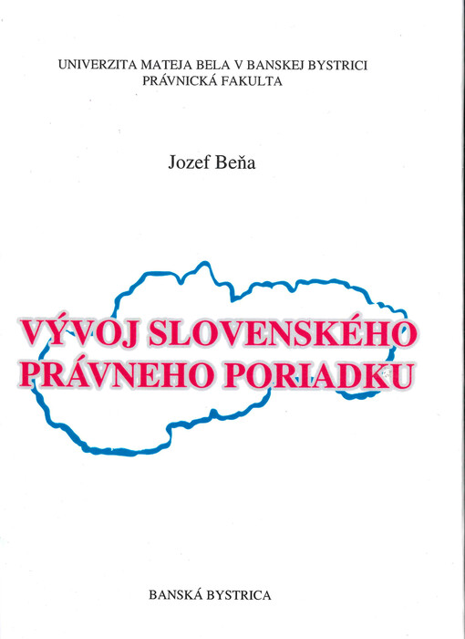 Vývoj slovenského právneho poriadku