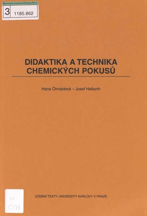 Didaktika a technika chemických pokusů