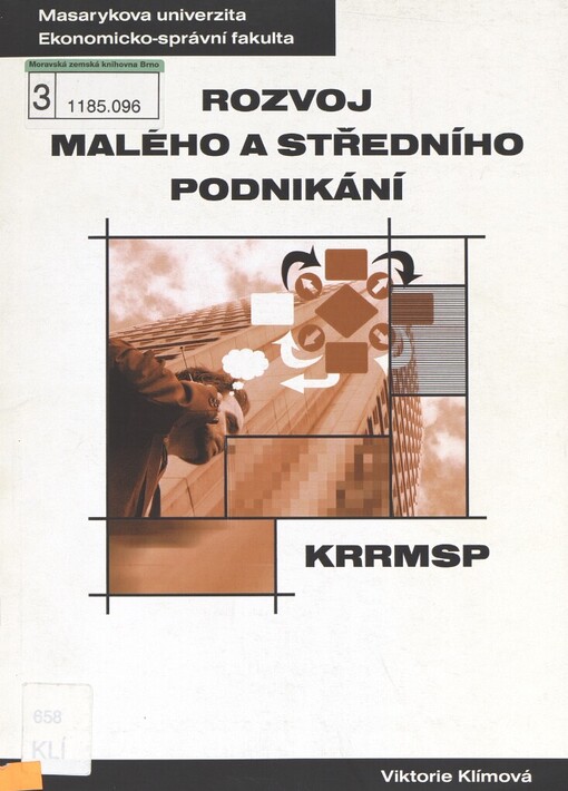 Rozvoj malého a středního podnikání: distanční studijní opora