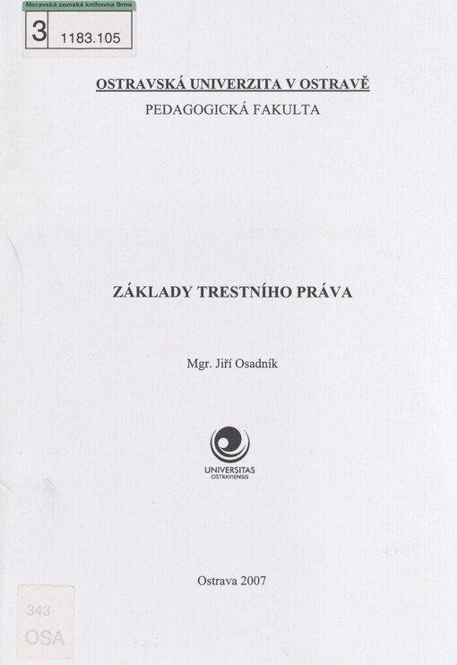 Základy trestního práva