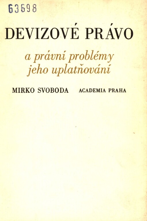 Devizové právo a právní problémy jeho uplatňování