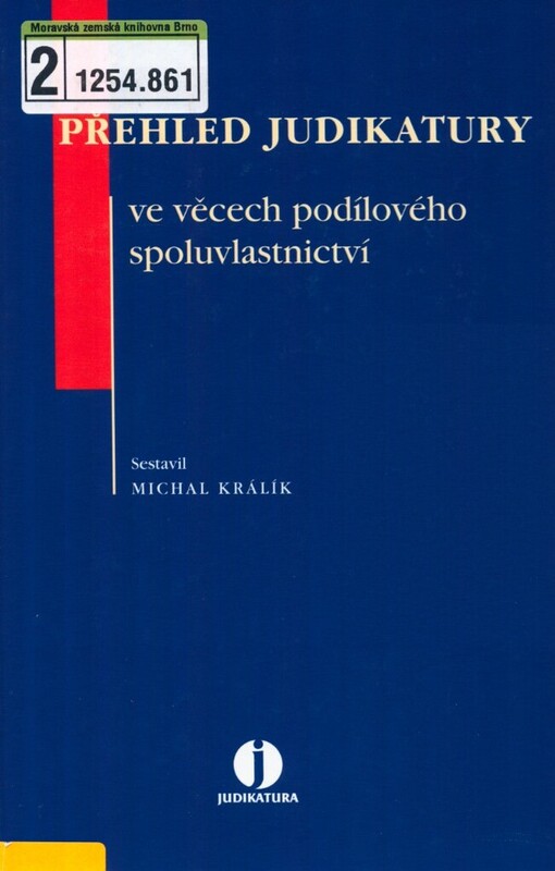 Přehled judikatury ve věcech podílového spoluvlastnictví