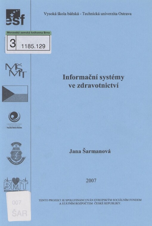 Informační systémy ve zdravotnictví