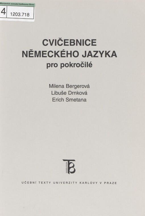 Cvičebnice německého jazyka pro pokročilé