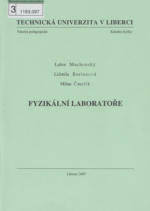 Fyzikální laboratoře, Vyd. 2.